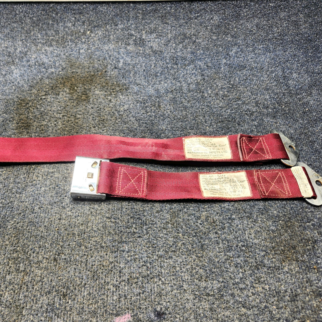 Used aircraft parts for sale, PS50039-4-4A Piper PA32RT-300 SEAT BELT ASSY REAR