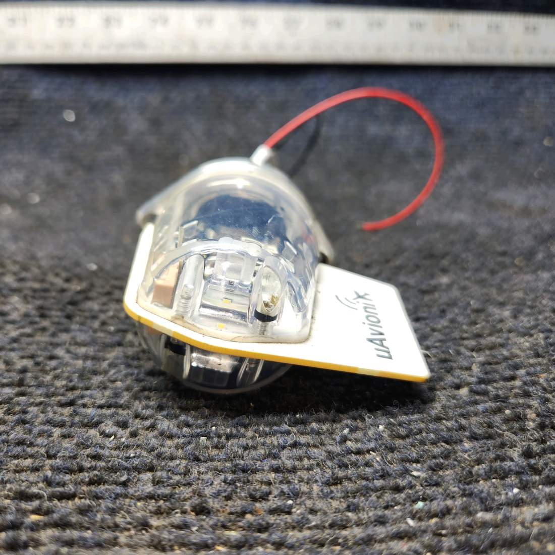 Used aircraft parts for sale, UAV-1002183-001 uAvioni Cessna 182G LED ADS-B Out Tailcone Light Assembly