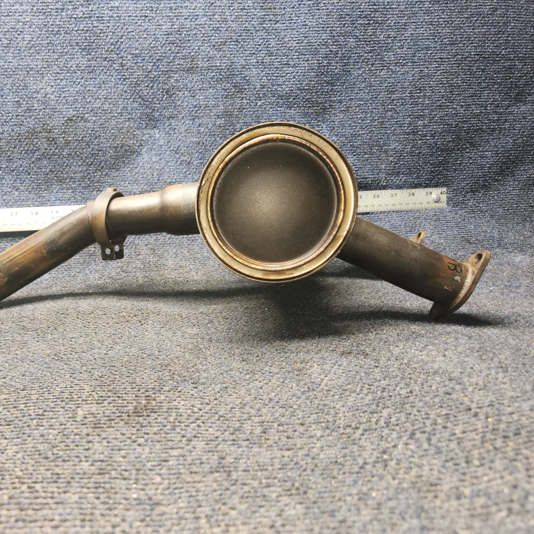 Used aircraft parts for sale, 0450400-26, 0450338-70 Continental O-200 Cessna C-150J Muffler and Stack Assy - RH