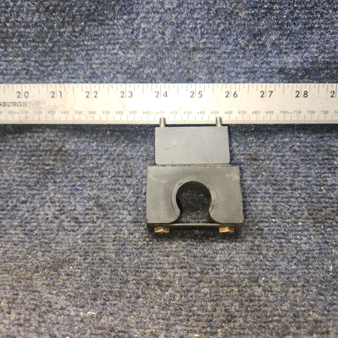 Used aircraft parts for sale, 63456-000, 65050-000, 63455-000 Piper PA28-140 Rudder Bar Support Block