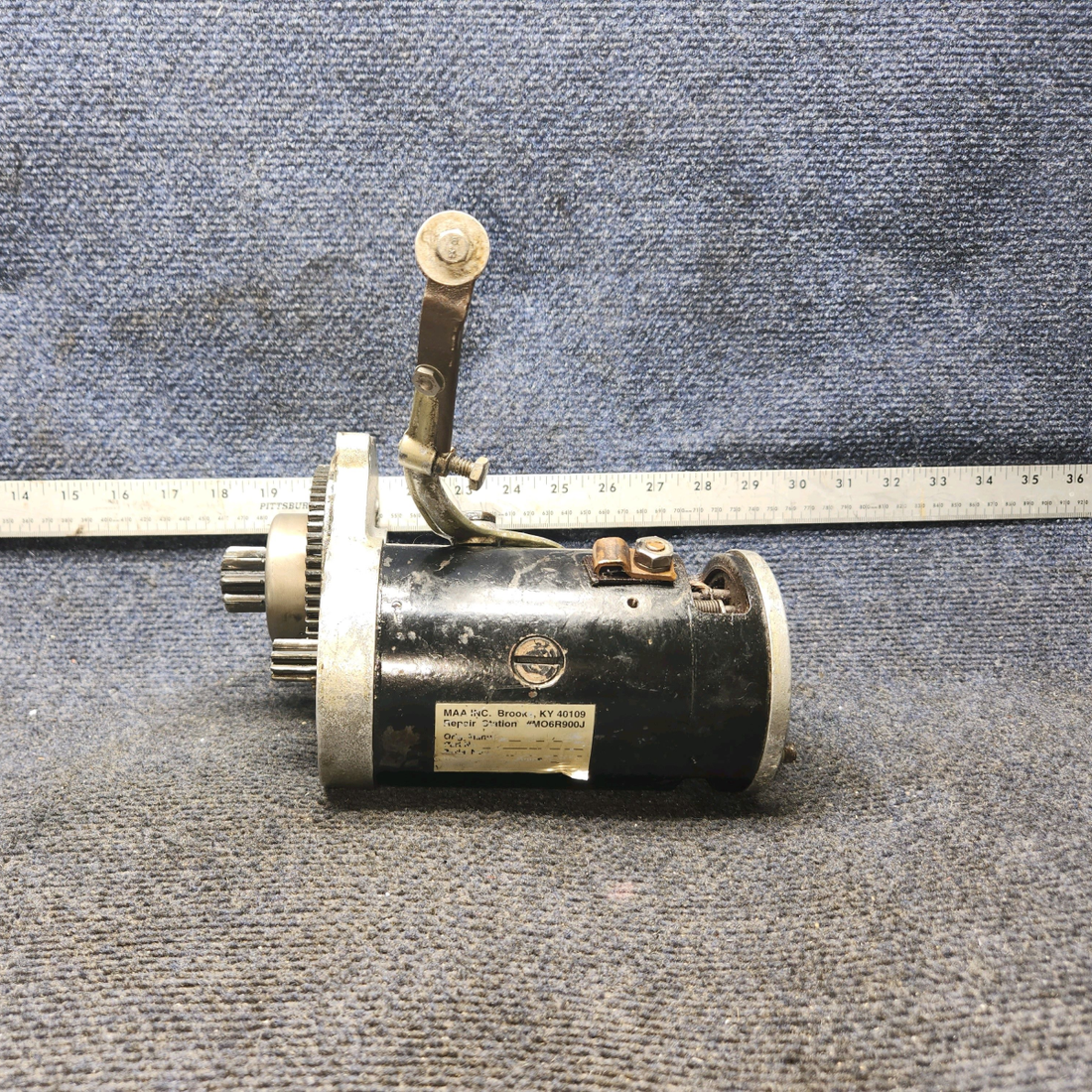 Used aircraft parts for sale, 1908539 Continental O-300-A Cessna 172 Continental Starter Motor – Includes Gears & Clutch