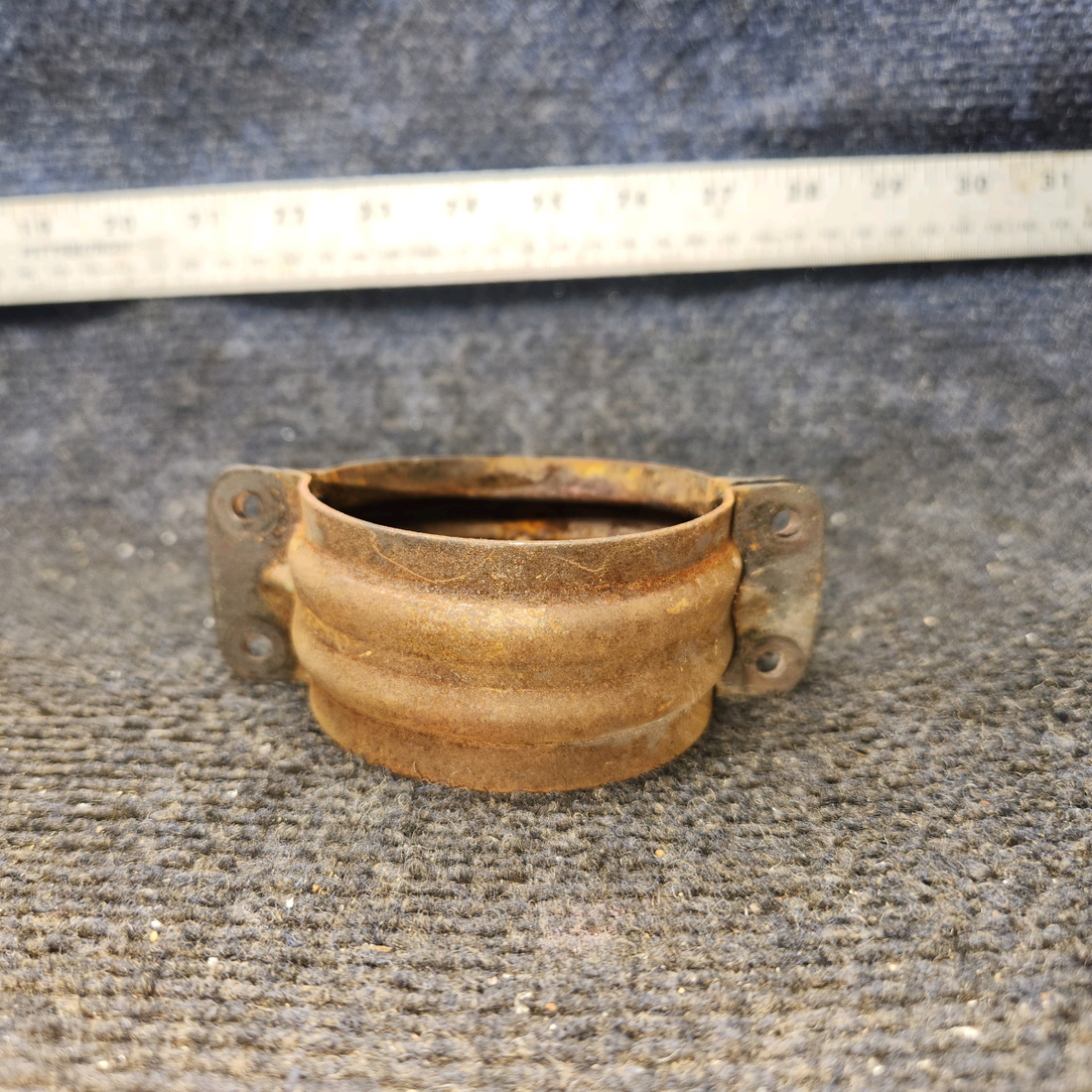 Used aircraft parts for sale, 0750161-25 Cessna 182G Exhaust Clamp