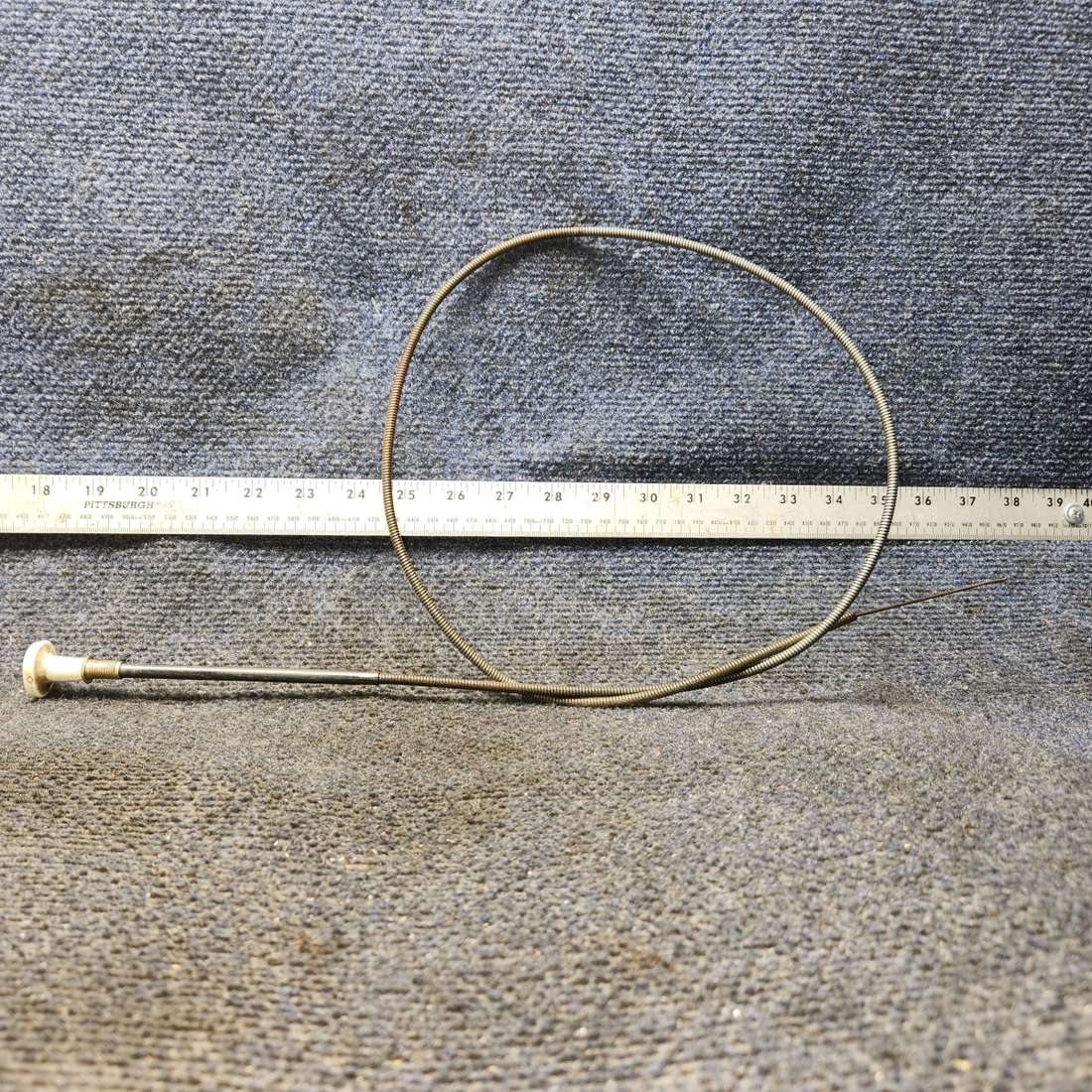 Used aircraft parts for sale, S1239-15 Cessna 172F Cabin Heat Control Cable (Length: 46”)