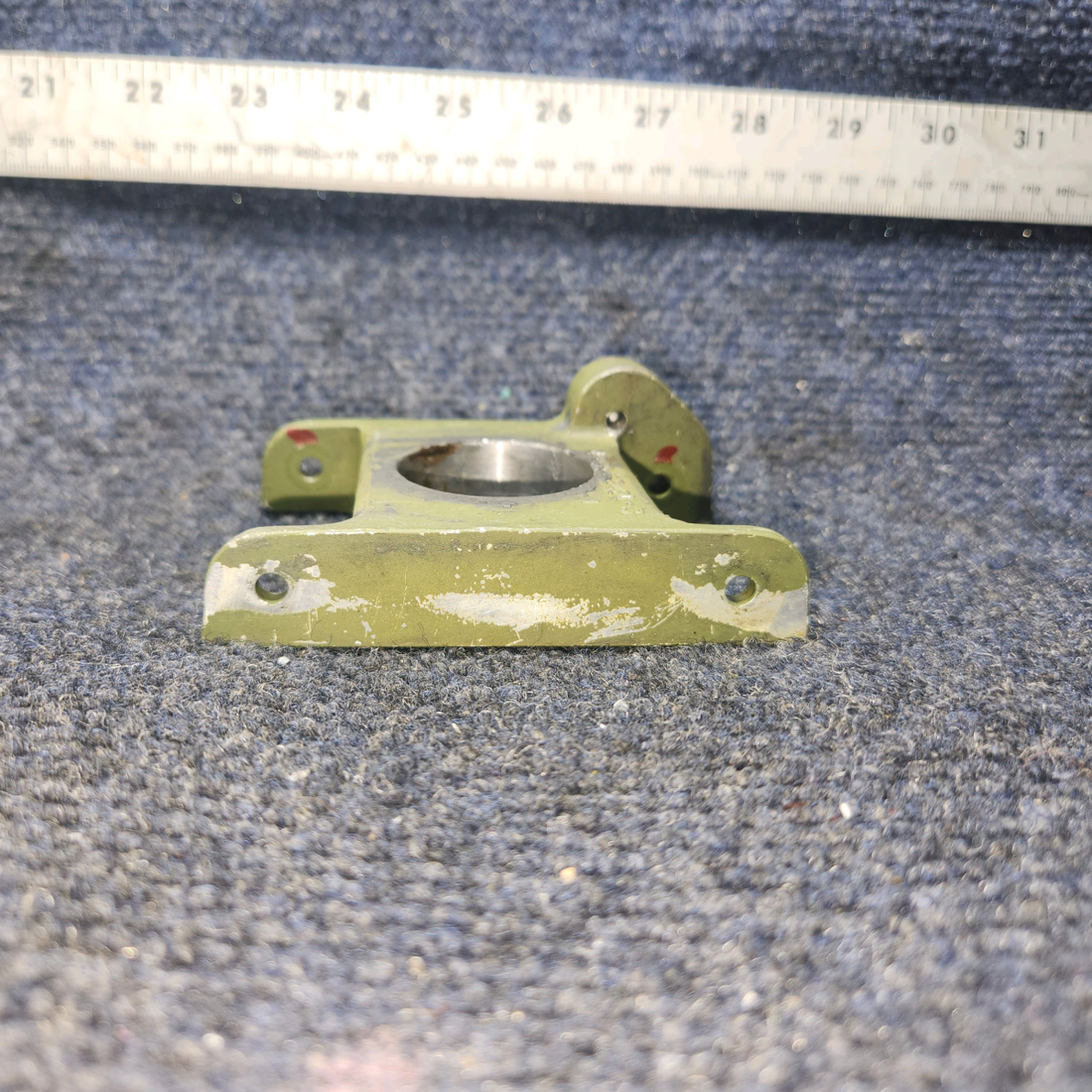 Used aircraft parts for sale, 62421-001 Piper PA28-140 Fitting Assembly Flap Torque Tube RH