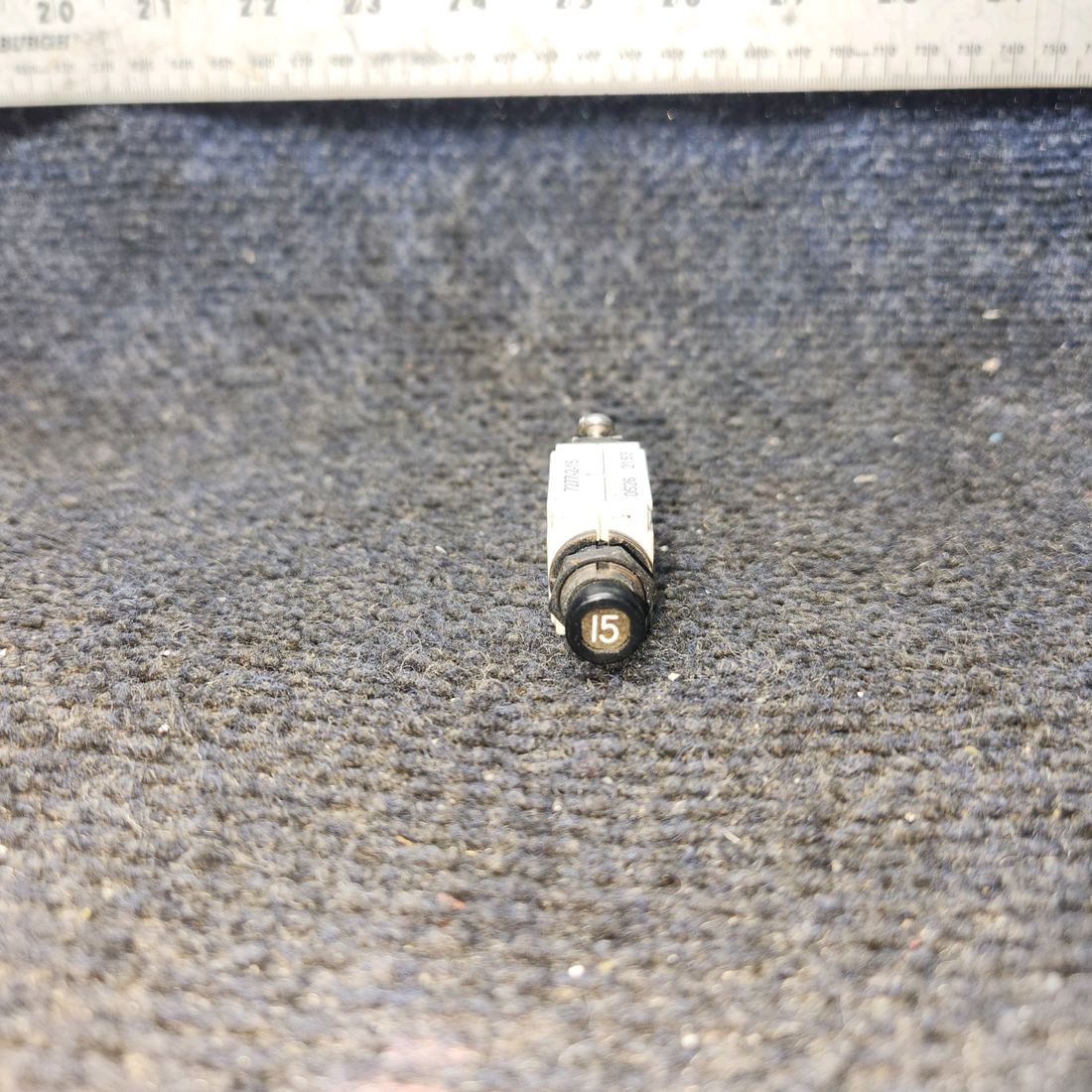 Used aircraft parts for sale, 7277-2-15 Klixon 7277-2 Cessna 172E Circuit Breaker  15 AMP