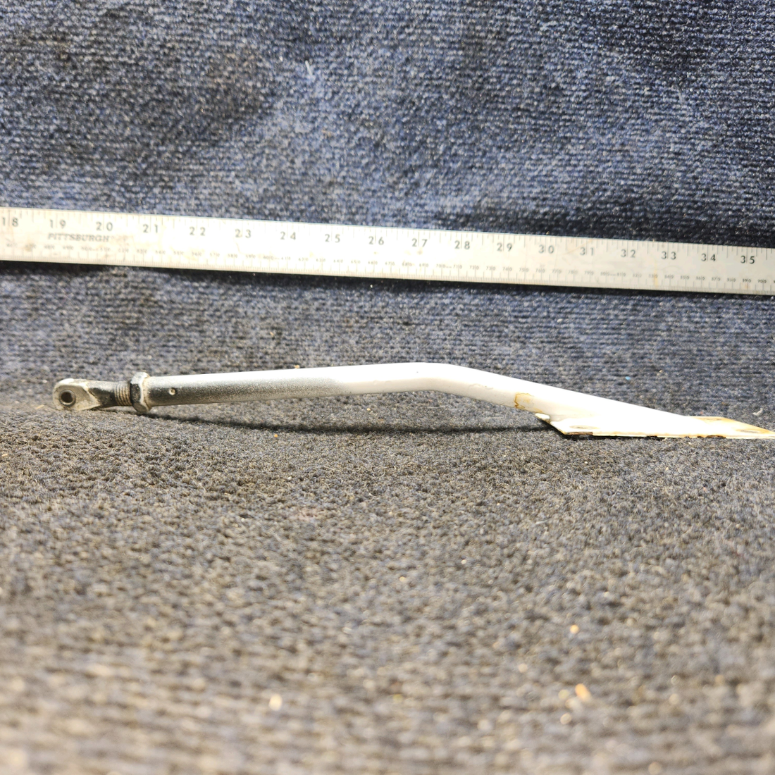 Used aircraft parts for sale, 65248-000 Piper PA28-161 Stabilator Trim Arm Assembly with Eye Bolt