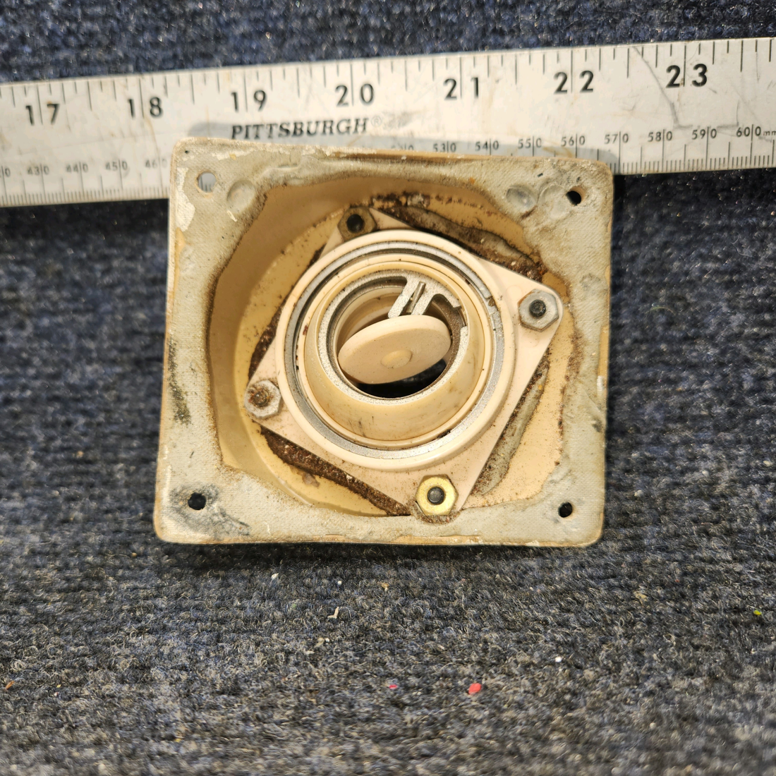 Used aircraft parts for sale, 169-554006-71 Beechcraft A24R Lower Outlet Plenum Assembly - PRICE PER EACH -  "SEE PHOTOS FOR DETAILS"