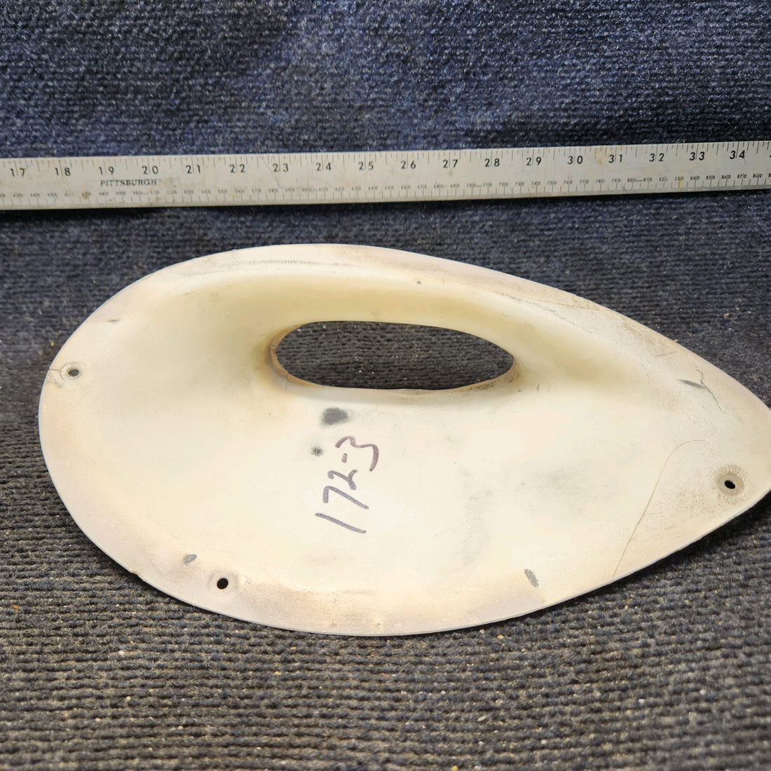 Used aircraft parts for sale, 0522150-3 Cessna 172F Wing Upper Strut Fairing - LH