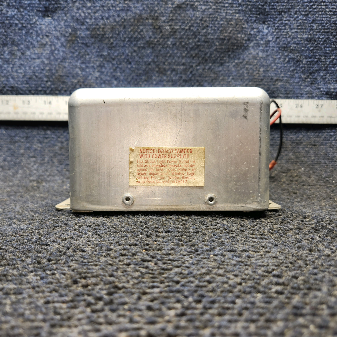 Used aircraft parts for sale, A413-T2-14DF Whelen HD Strobe Light Power Supply 12V