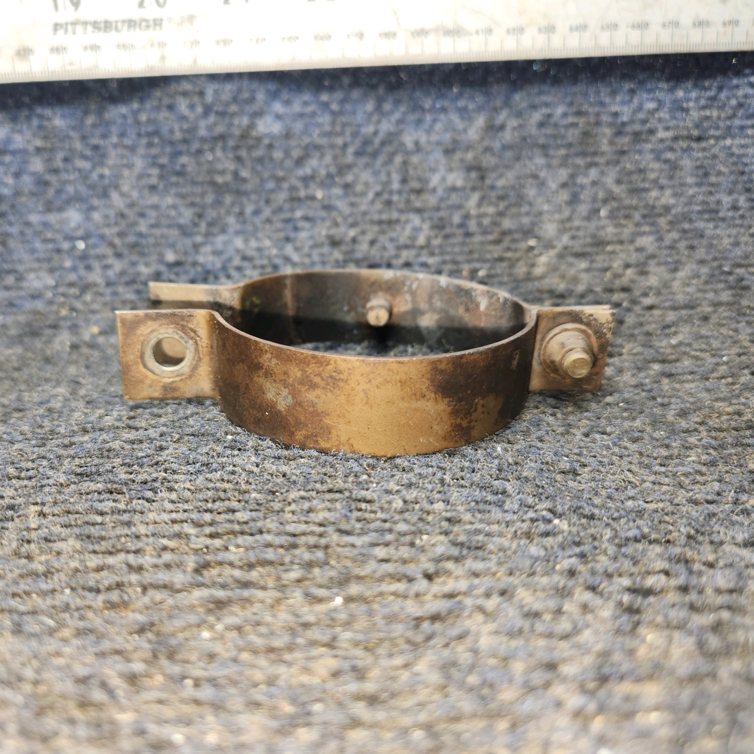 Used aircraft parts for sale, 0550176-31, 0550176-26 Cessna 172E Tailpipe Clamp Assembly