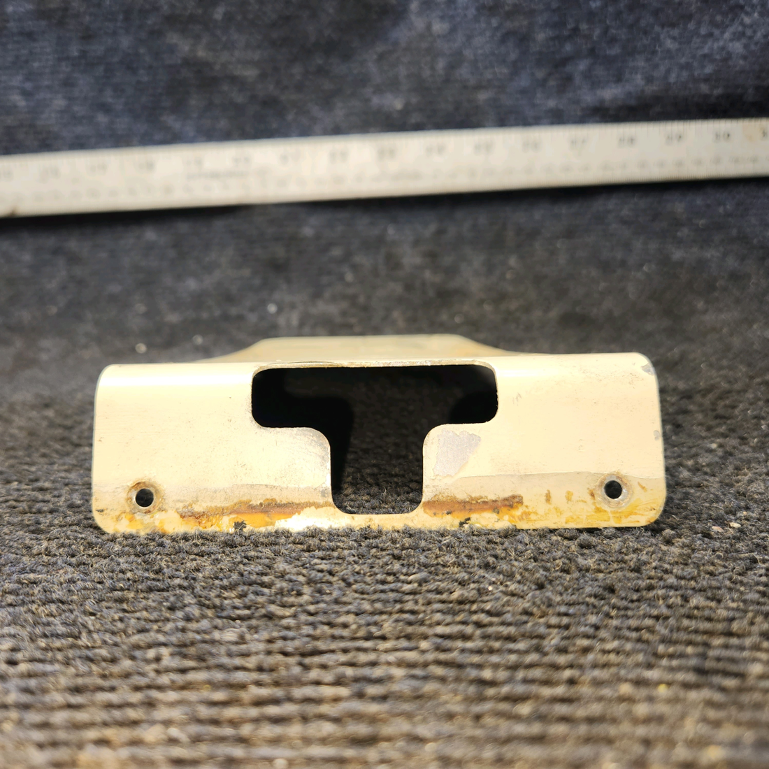 Used aircraft parts for sale, 63012-000 Piper PA-28-140 Door Latch Trim Plate
