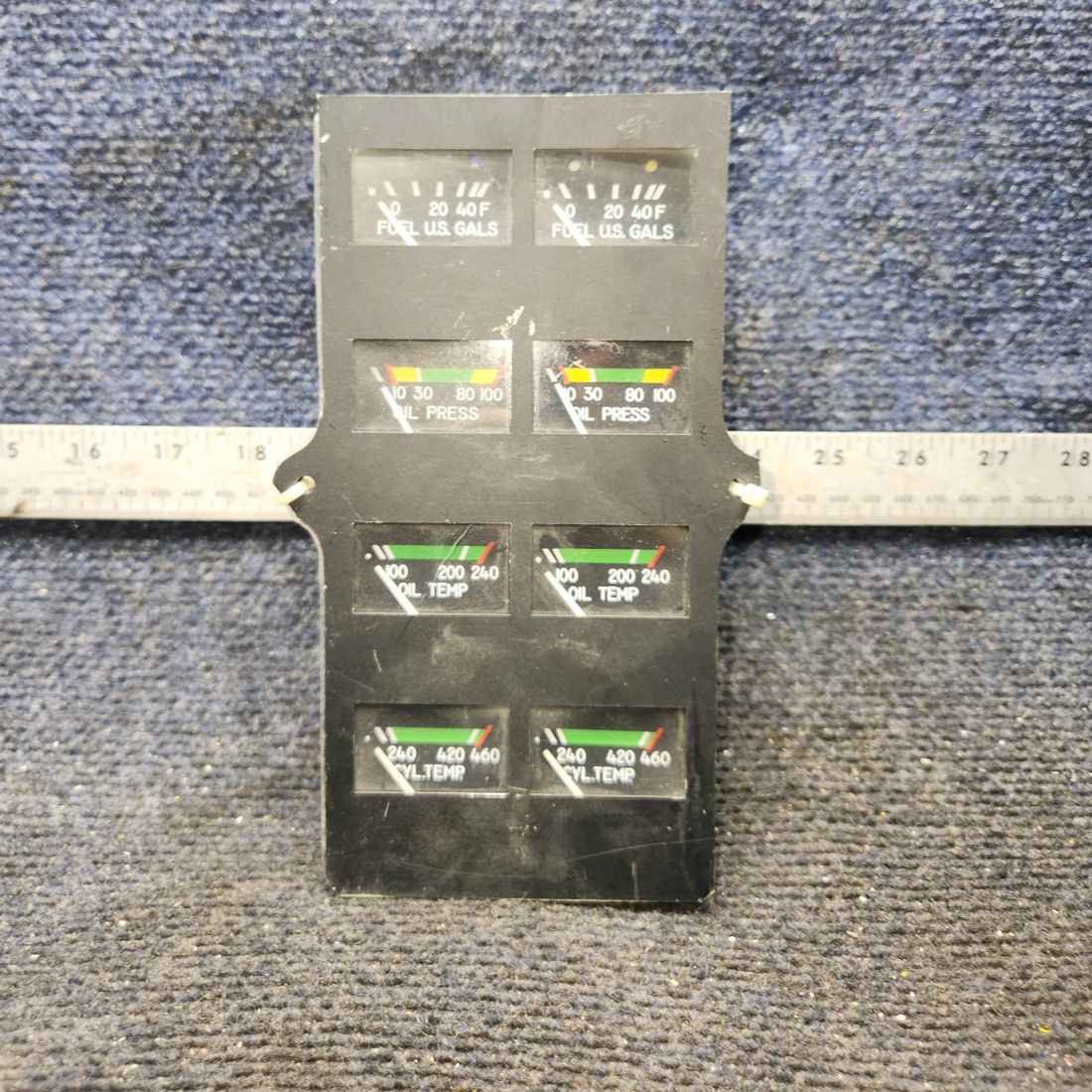 Used aircraft parts for sale, 548-584 Rochester Gauges Piper PA34-220T Intrument Gauge Cluster (12V)