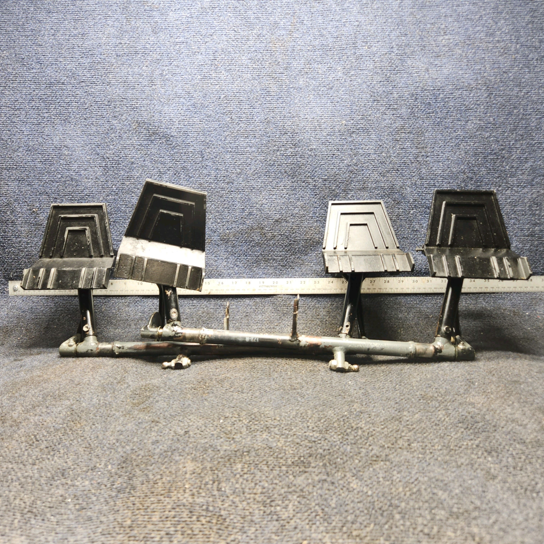 Used aircraft parts for sale, 0411306-14, 0411306-13 Cessna 172E Brake & Rudder Pedal Bar Assembly