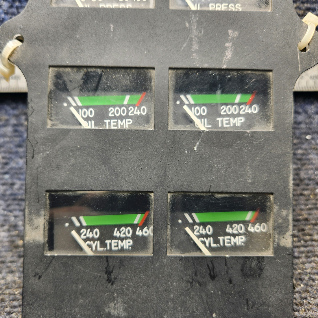 Used aircraft parts for sale, 39569-003 Rochester Gauges Piper PA34-220T Instruments Gauge Cluster (12V)