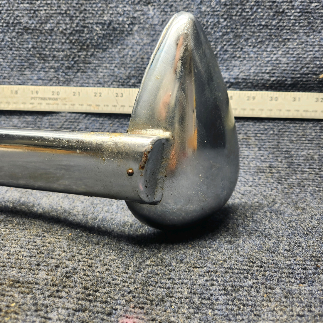 Used aircraft parts for sale, 002-430076-23 Beechcraft F33A STEP ASSIST ASSY (CHROME)