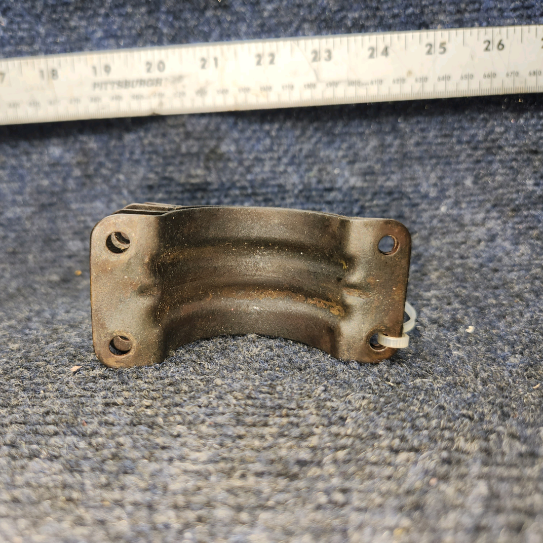 Used aircraft parts for sale, 099005-401 Lycoming IO-360 Beechcraft A24R Exhaust Bead Clamp "PRICE PER EACH SET OF 2 TWO VALVES"