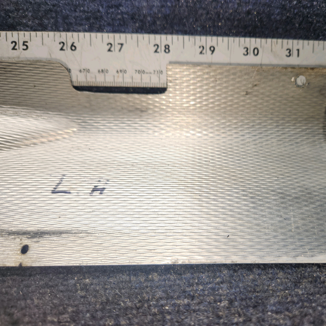 Used aircraft parts for sale, 76129-006 Piper PA28-161 Cabin Heat Duct Rear Assy - LH