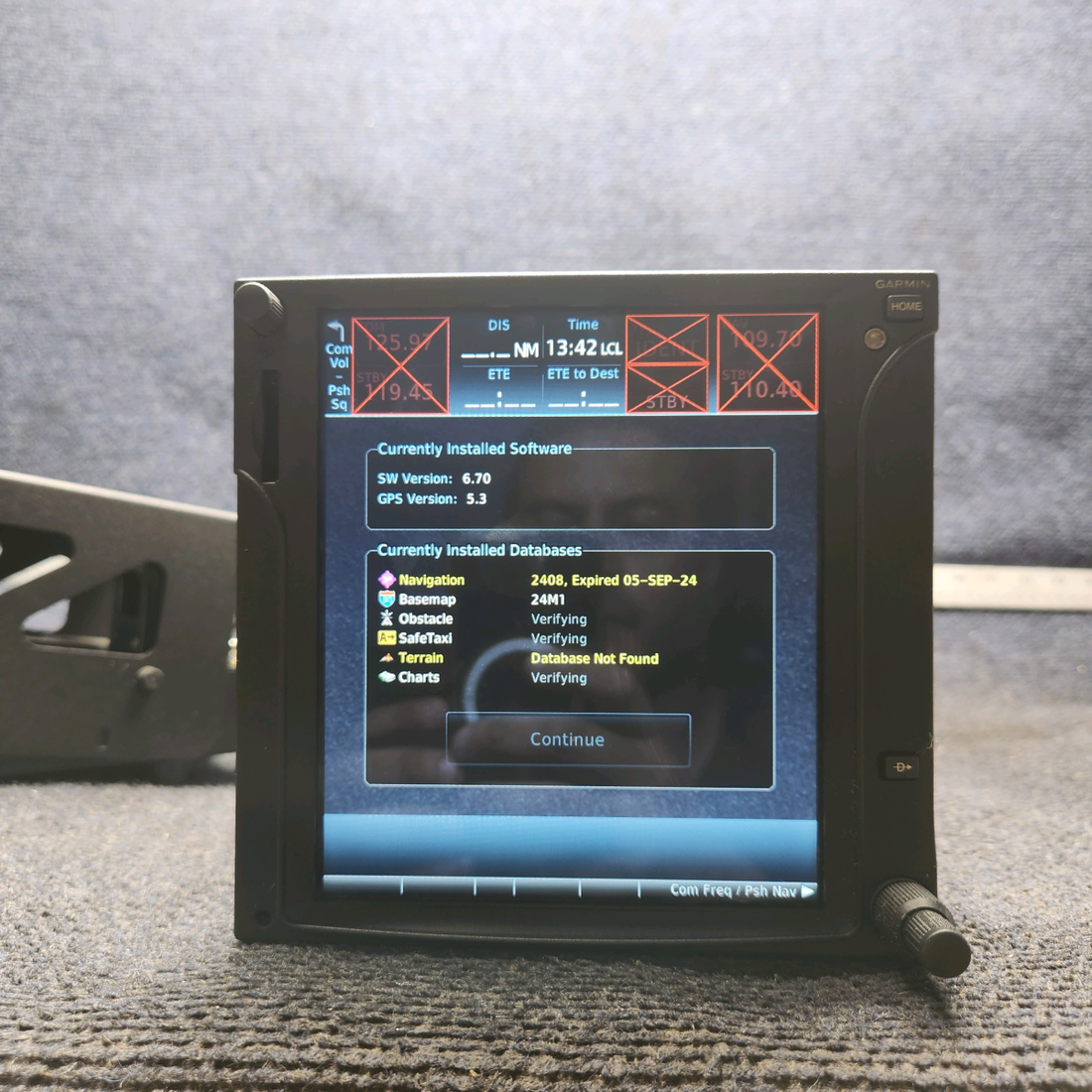 Used aircraft parts for sale, 011-02282-00 Garmin GTN-750 WAAS PIPER PA-24-250 GPS-Nav-Com Unit with Mods, NO Data Card