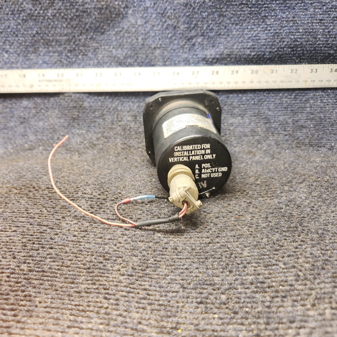 Used aircraft parts for sale, 1394T100-5Y Cessna 172E Turn and Slip Indicator (14–28 Volts)