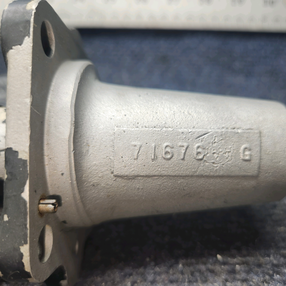Used aircraft parts for sale, 71676-G Lycoming IO-540 Hydraulic Pump Adapter