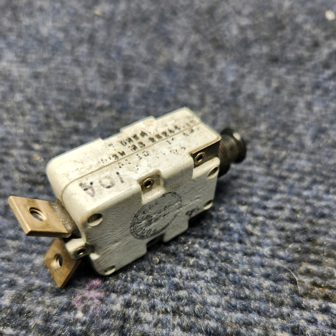 Used aircraft parts for sale, MS25244-10 Mechanical Products CIRCUIT BREAKER 1O AMP - PRICE PER EACH