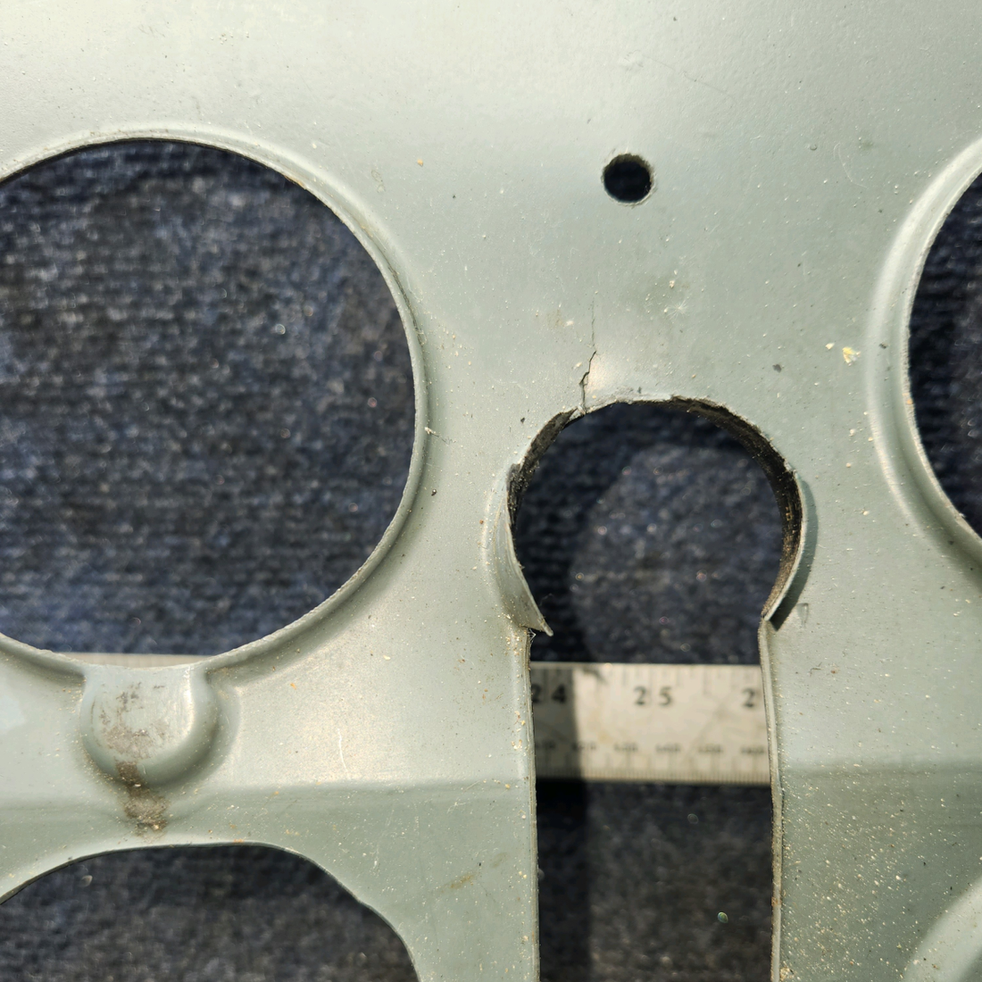 Used aircraft parts for sale, 0513133-2 Cessna C175 Instrument Panel Plastic Cover - LH