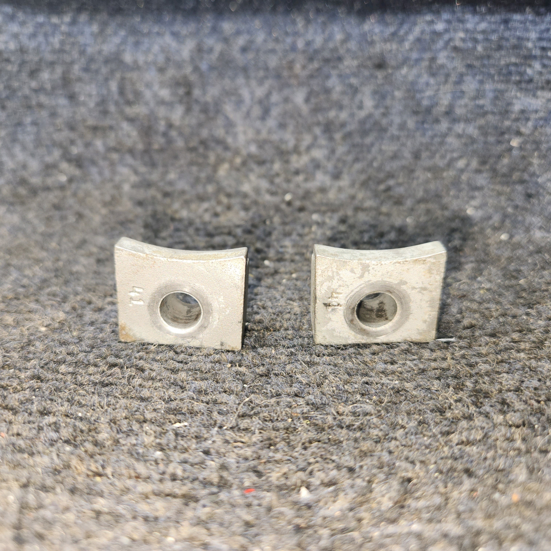 Used aircraft parts for sale, 66M21195 Lycoming O-320 Piper PA28-161 Magneto Clamp - Set of 2