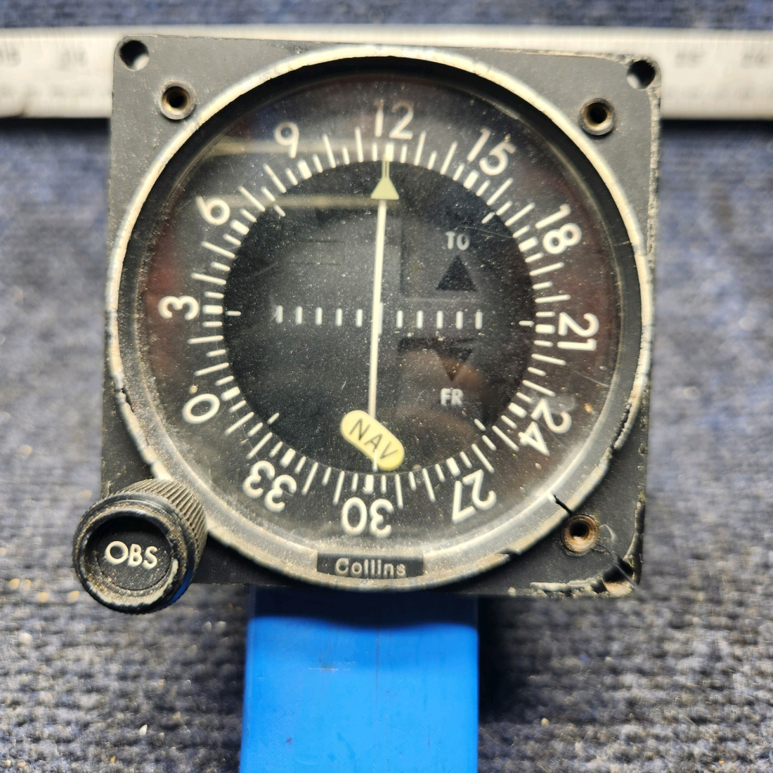 Used aircraft parts for sale, 622-2082-003 Collins IND-350 NAVIGATION INDICATOR (14V)