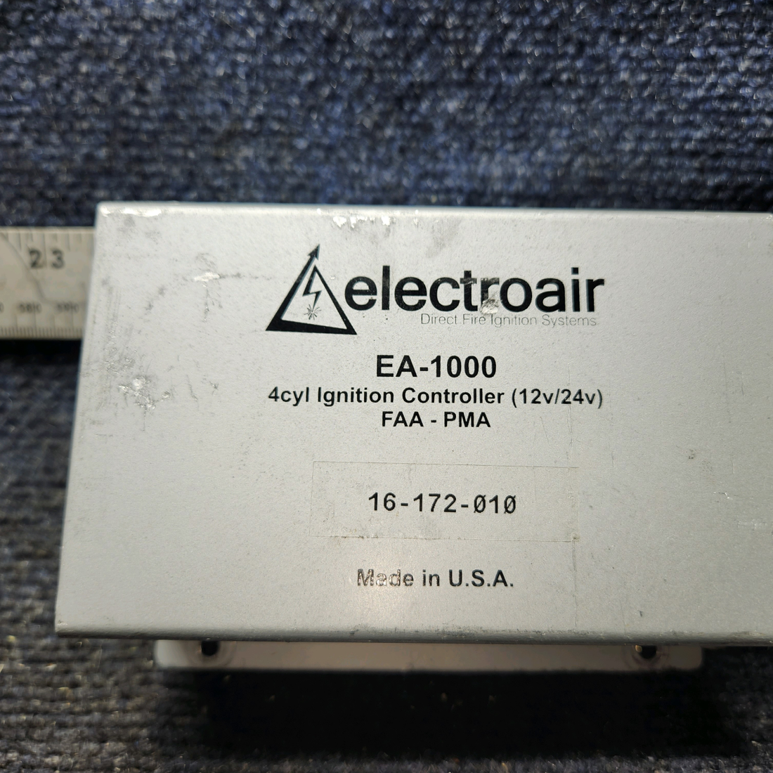 Used aircraft parts for sale, 16-172-010 ElectroAir EA-1000 Piper PA28-161 EA-1000 4 Cylinder Ignition Controller (Volts: 12, 24)