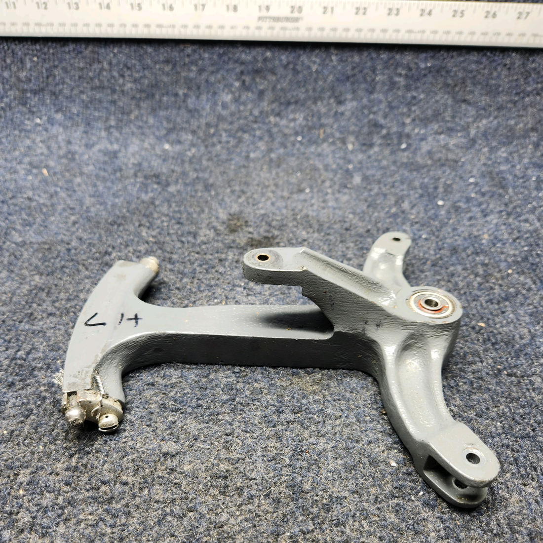 Used aircraft parts for sale, 35-524137 BEECHCRAFT F35 BELLCRANK RUDDER PEDAL CONTROL LH