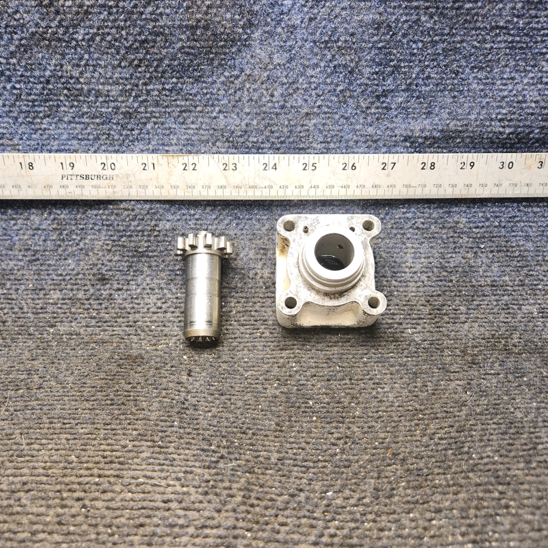 Used aircraft parts for sale, 61098 Lycoming Piper PA-28-140 Vacuum Pump Adapter