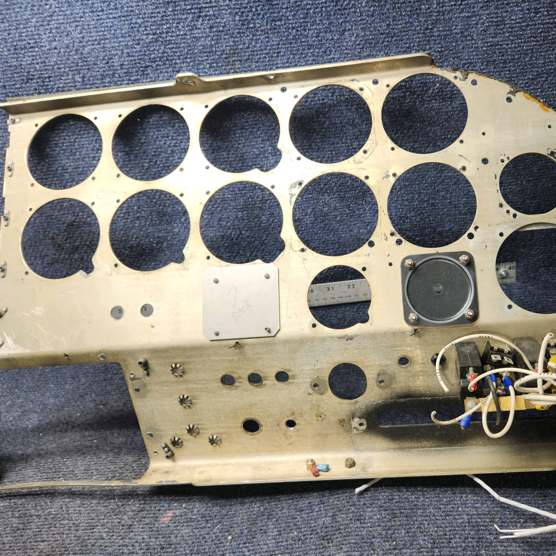 Used aircraft parts for sale, 169-324007-601 Beechcraft C23 SUNDOWNER Instrument Panel Structure Assembly – See photos for details
