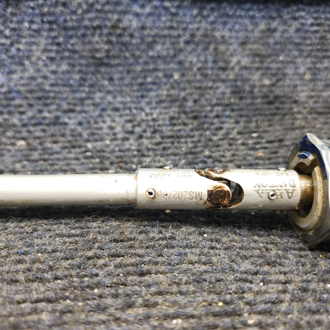 Used aircraft parts for sale, 45-524565-3 Beechcraft 35-33 Elevator Trim Tab Actuator Assembly – LH