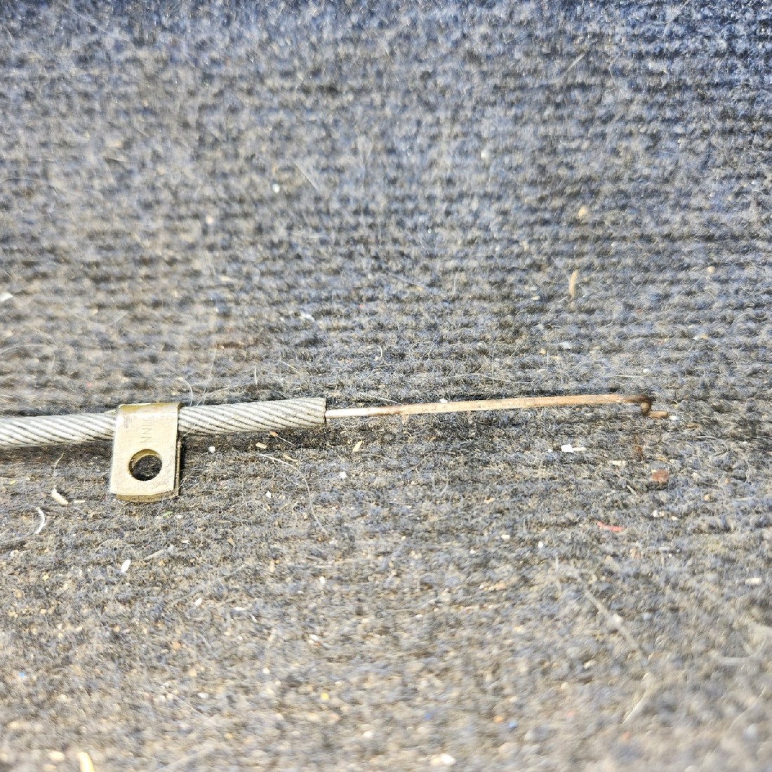 Used aircraft parts for sale, 554-144 piper PA-28-181 Defroster Valve Cable Assembly