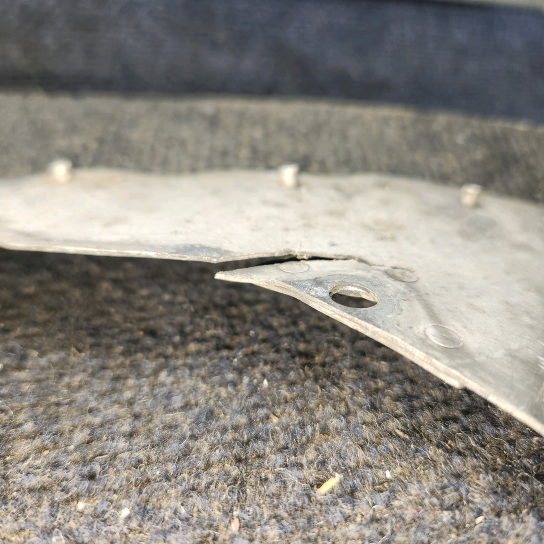 Used aircraft parts for sale, 63617-015 PIPER PA28-140 Rear Engine Baffle - LH