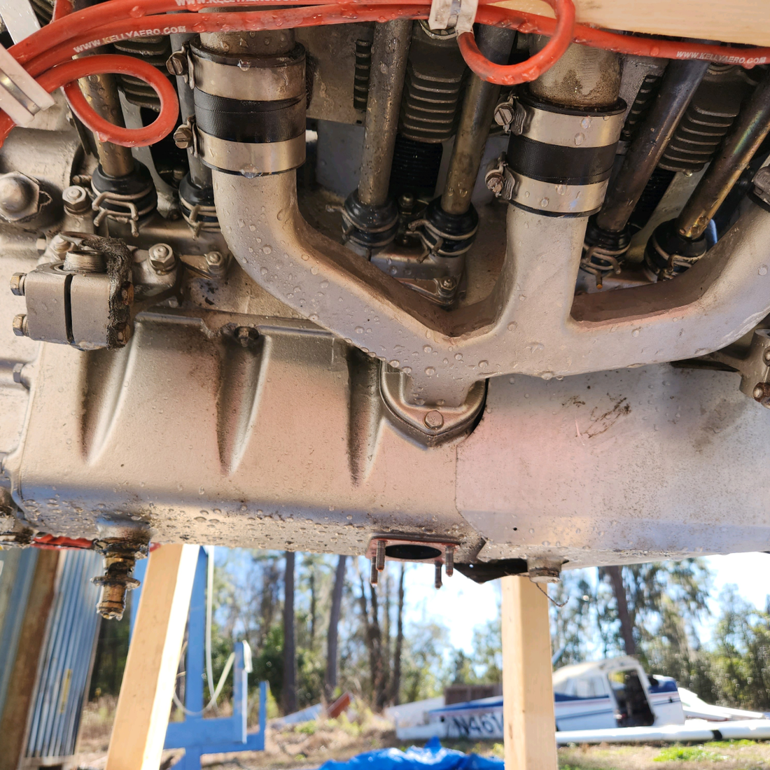 Used aircraft parts for sale, O-300-D Continental O-300-D Cessna 172E Aircraft Engine (Prop-Strike) 285OH