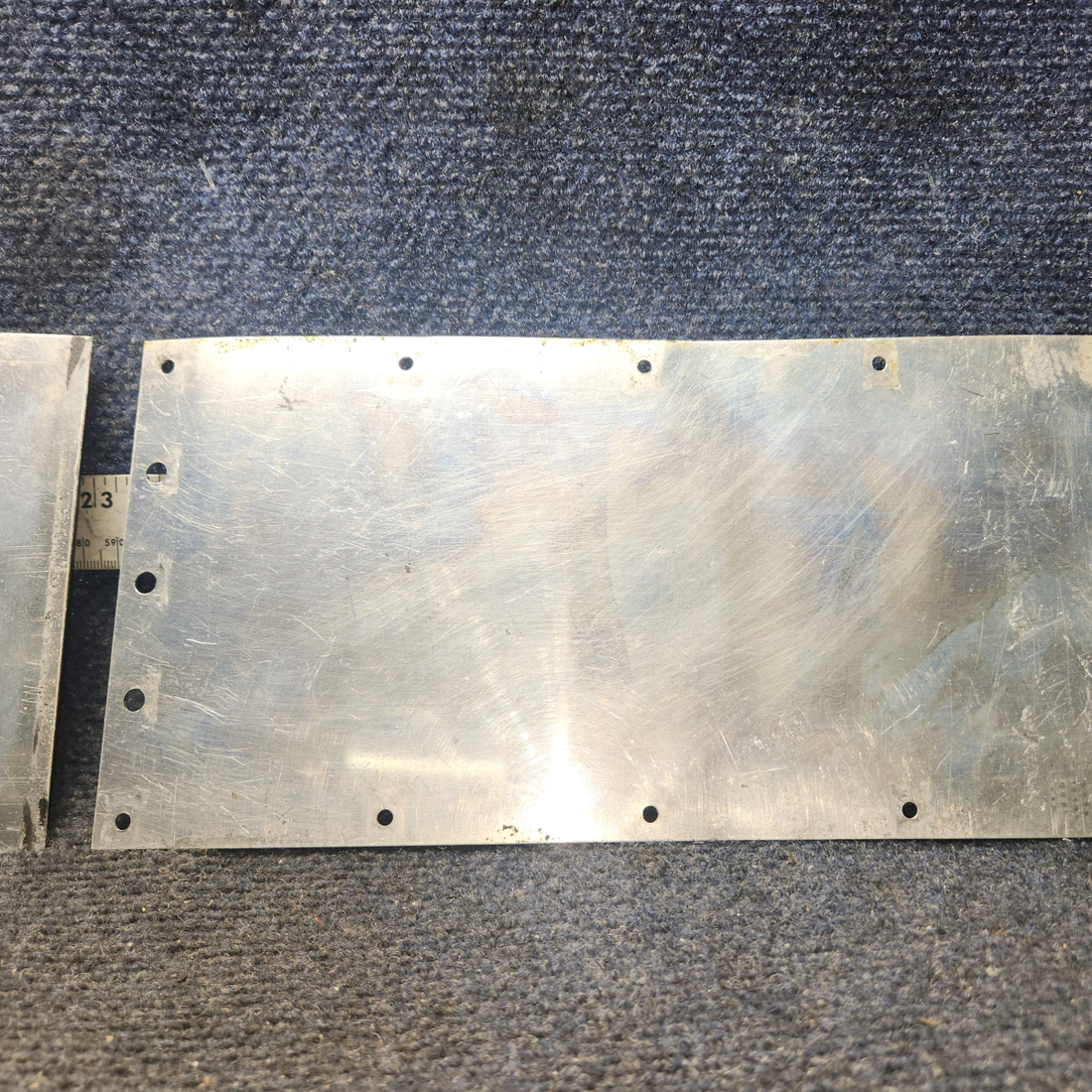 Used aircraft parts for sale, 63287-000 Piper PA28-161 Center Rear Top Tunnel Plate