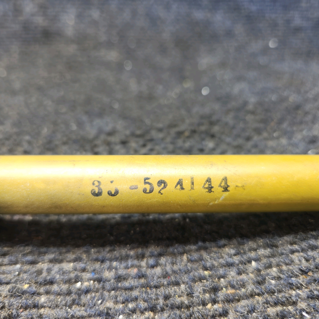 Used aircraft parts for sale, 35-524144-8 Beechcraft 35-33 Rudder Pedal Push Rod Tube