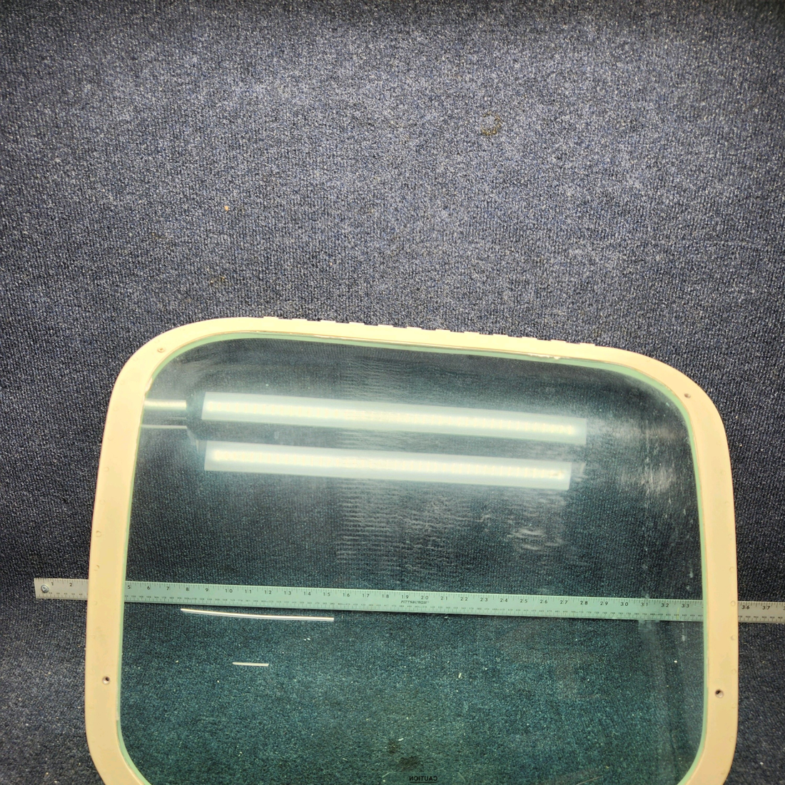 Used aircraft parts for sale, 35-410291-147 BEECHCRAFT F35 WINDOW CABIN CENTER ASSEMBLY RH (CLEAR)