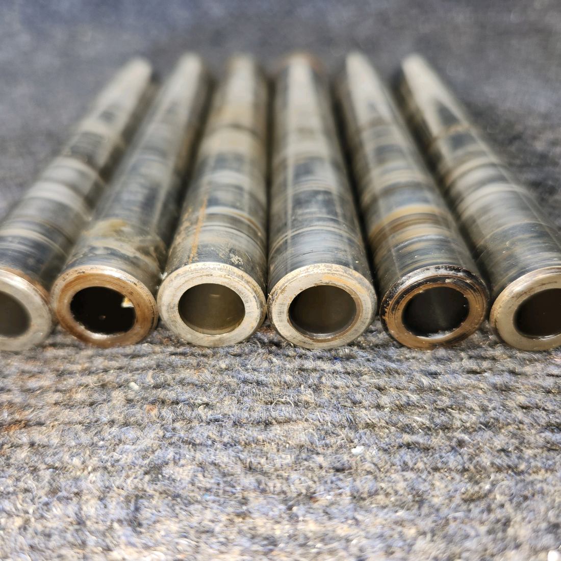 Used aircraft parts for sale, 657920 Continental O-300-D Cessna 172F Rocker Valve Shaft - Set of 6