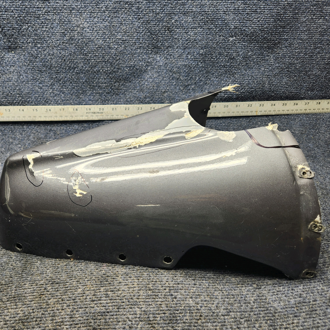 Used aircraft parts for sale, 66822-010 PIPER PA28-161 Warrior III UPPER TAILCONE FAIRING HAS TWO BROKEN HOLES