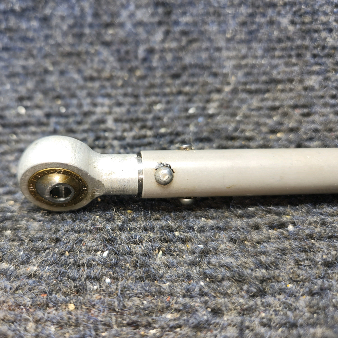 Used aircraft parts for sale, 35-524066-2 BEECHCRAFT F35 Rudder Pedal Push Rod Tube Assembly