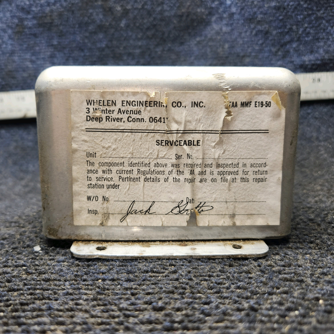 Used aircraft parts for sale, A413,T2-14 Whelen A413 Strobe Light Power Supply (14V)