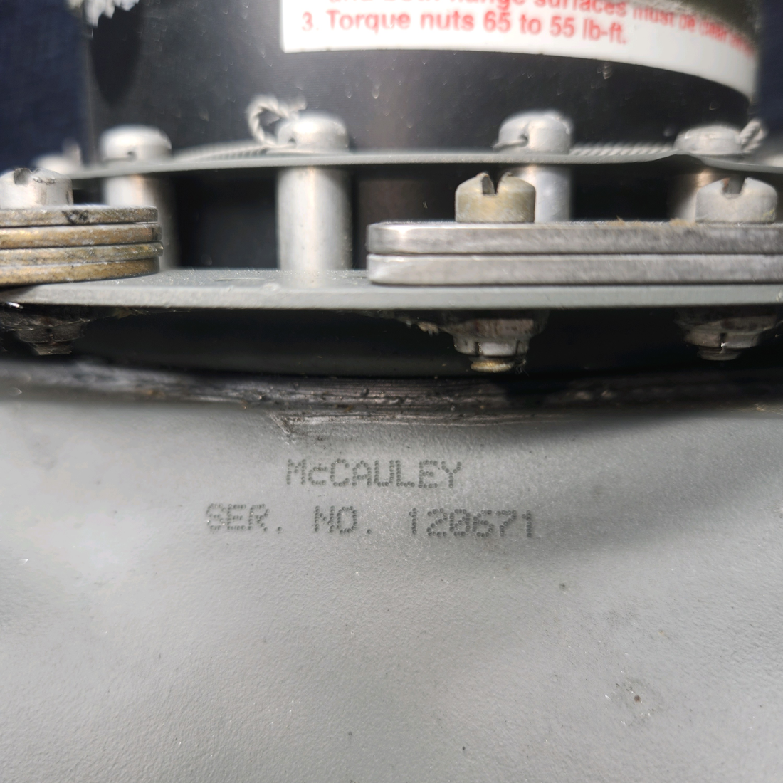 Used aircraft parts for sale, B3D36C429 McCauley B3D36-C429 Beechcraft A24R Three Blade Propeller-Blades Are Damaged "Hub Only"