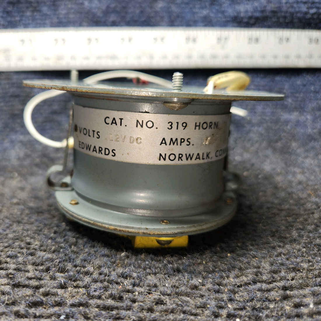 Used aircraft parts for sale, 319 319 PIPER PA-24-250 Warning Horn Assembly (Volts: 12)