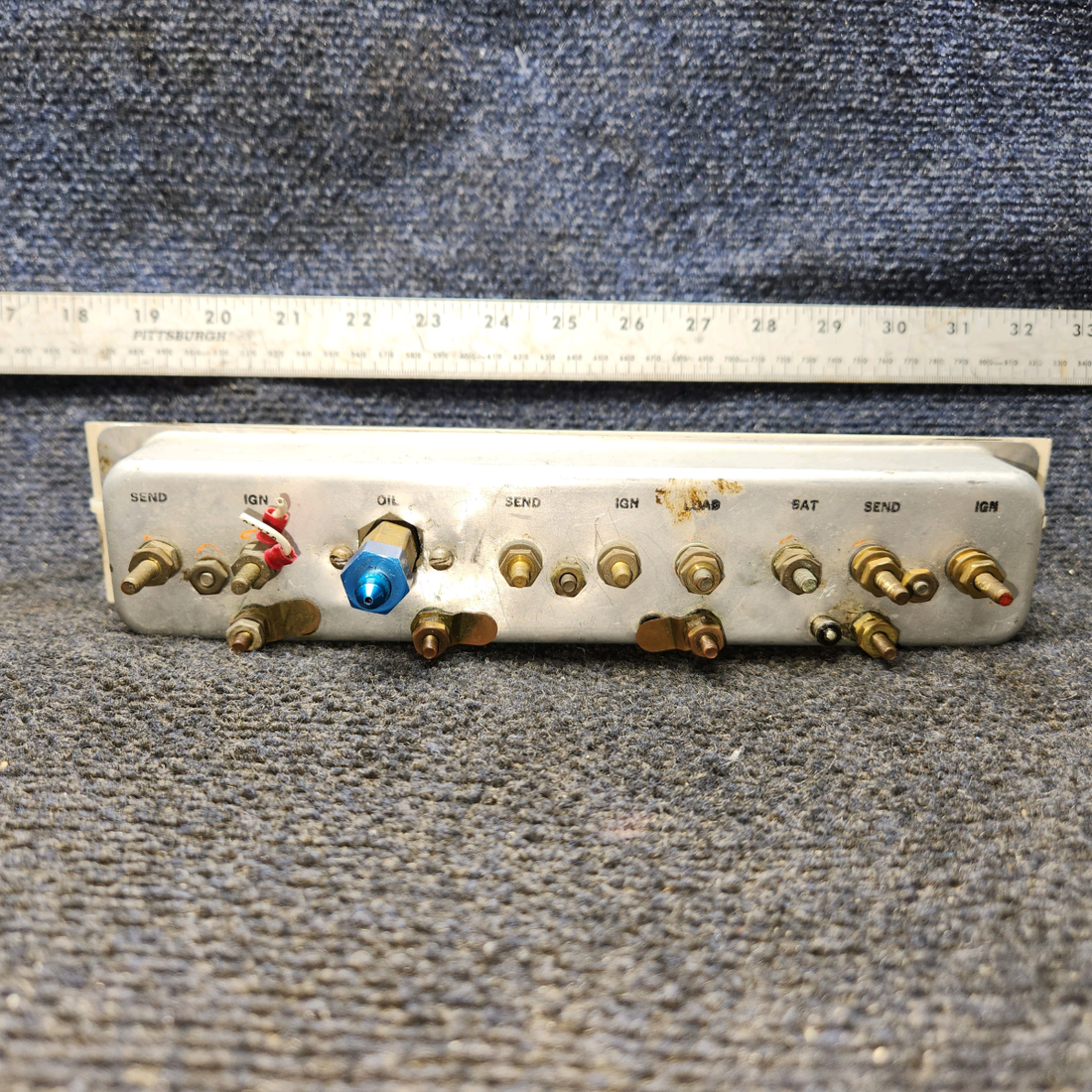 Used aircraft parts for sale, 169-380036-37 Rochester Beechcraft C23 SUNDOWNER Instrument Gauge Cluster Assembly