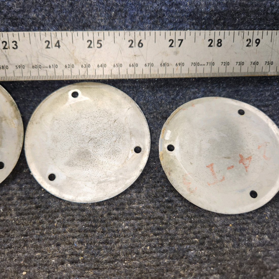 Used aircraft parts for sale, S225-3 Cessna 172 Flap Inspection Cover Plate Set of 4