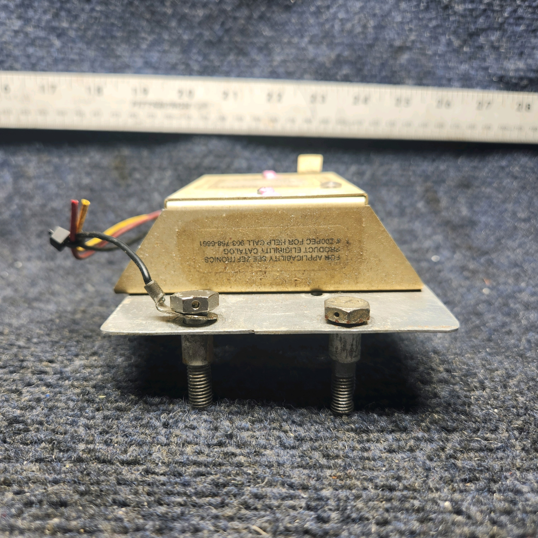 Used aircraft parts for sale, R1510L Zeftronics Beechcraft A23A Musketeer Custom III ALTERNATOR CONTROLLER (14V)