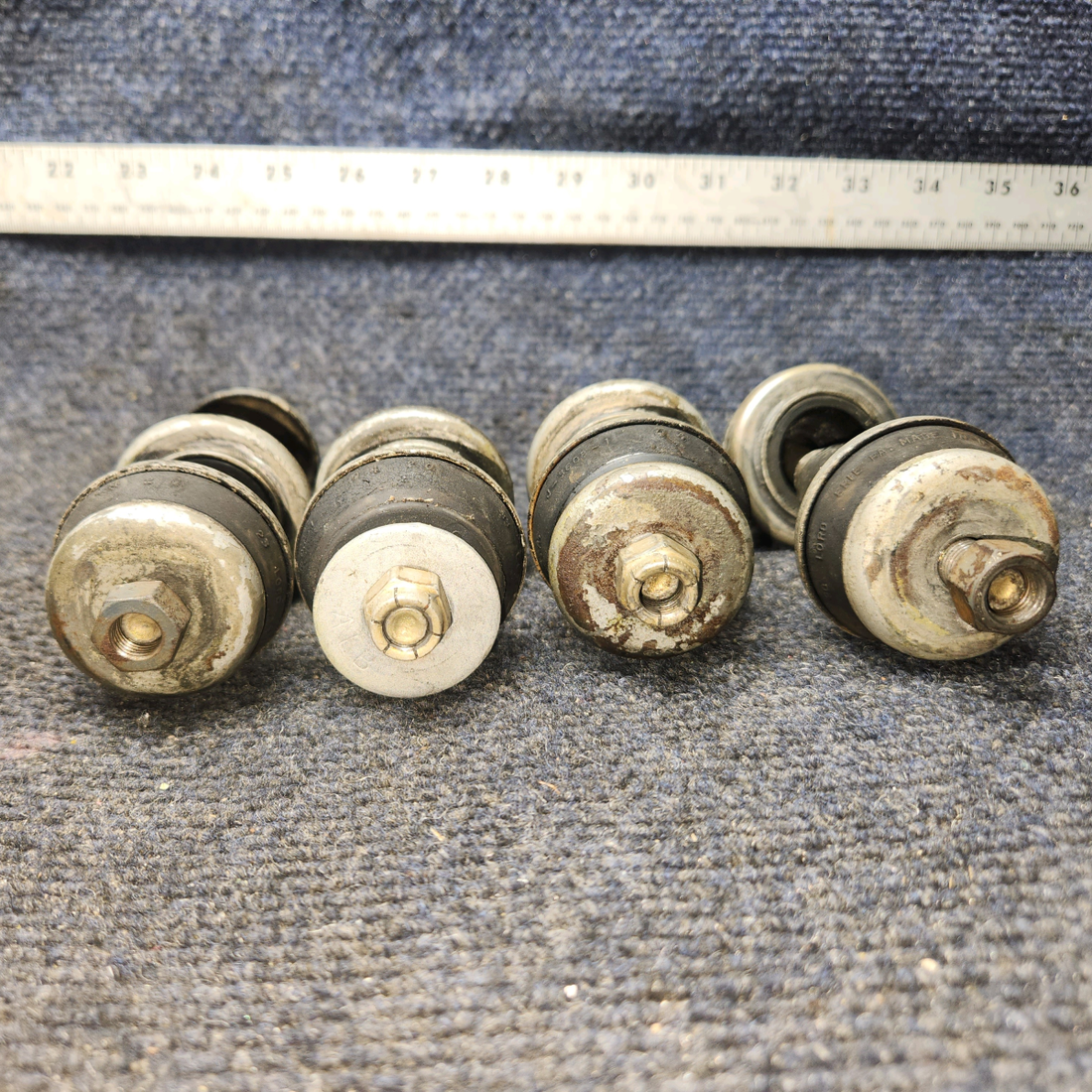 Used aircraft parts for sale, 530740, 530741, 530626, 653695, 628555-16 Continental O-200 Cessna C-150J Engine Mount (Set of 4)