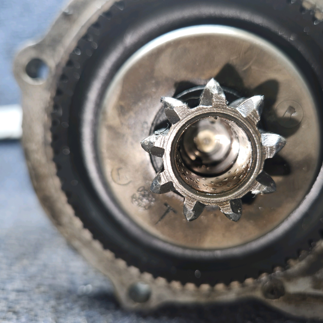 Used aircraft parts for sale, 1908539 Continental O-300-A Cessna 172 Continental Starter Motor – Includes Gears & Clutch
